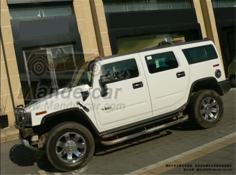 hummer悍馬H2原車后臉圖